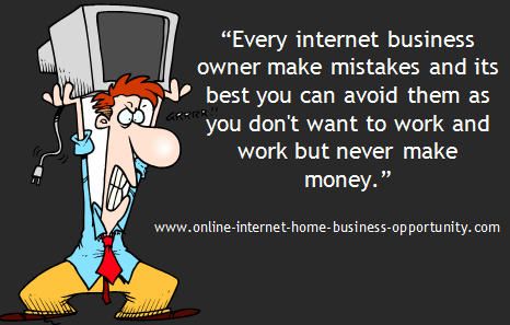 Mistakes of Online Business