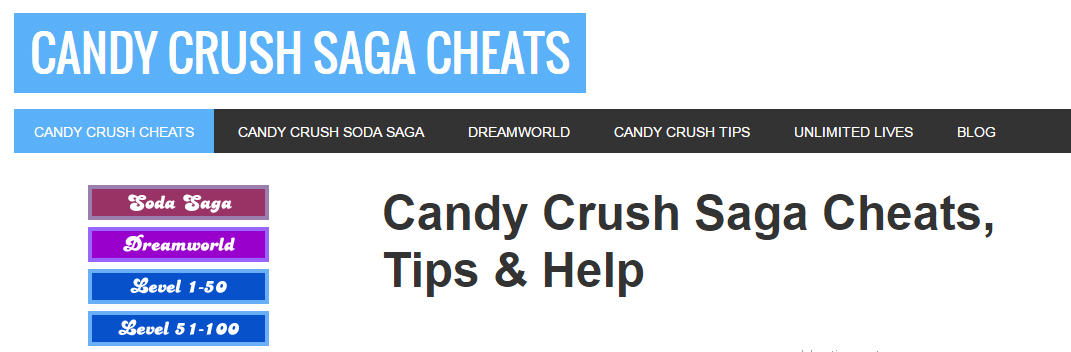 The Candy Crush Game Cheats and Tips